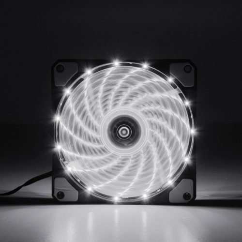 Coolmoon 12V 120mm 3Pin/4Pin LED Light Cooling Fan Computer PC Cooling Fan 9
