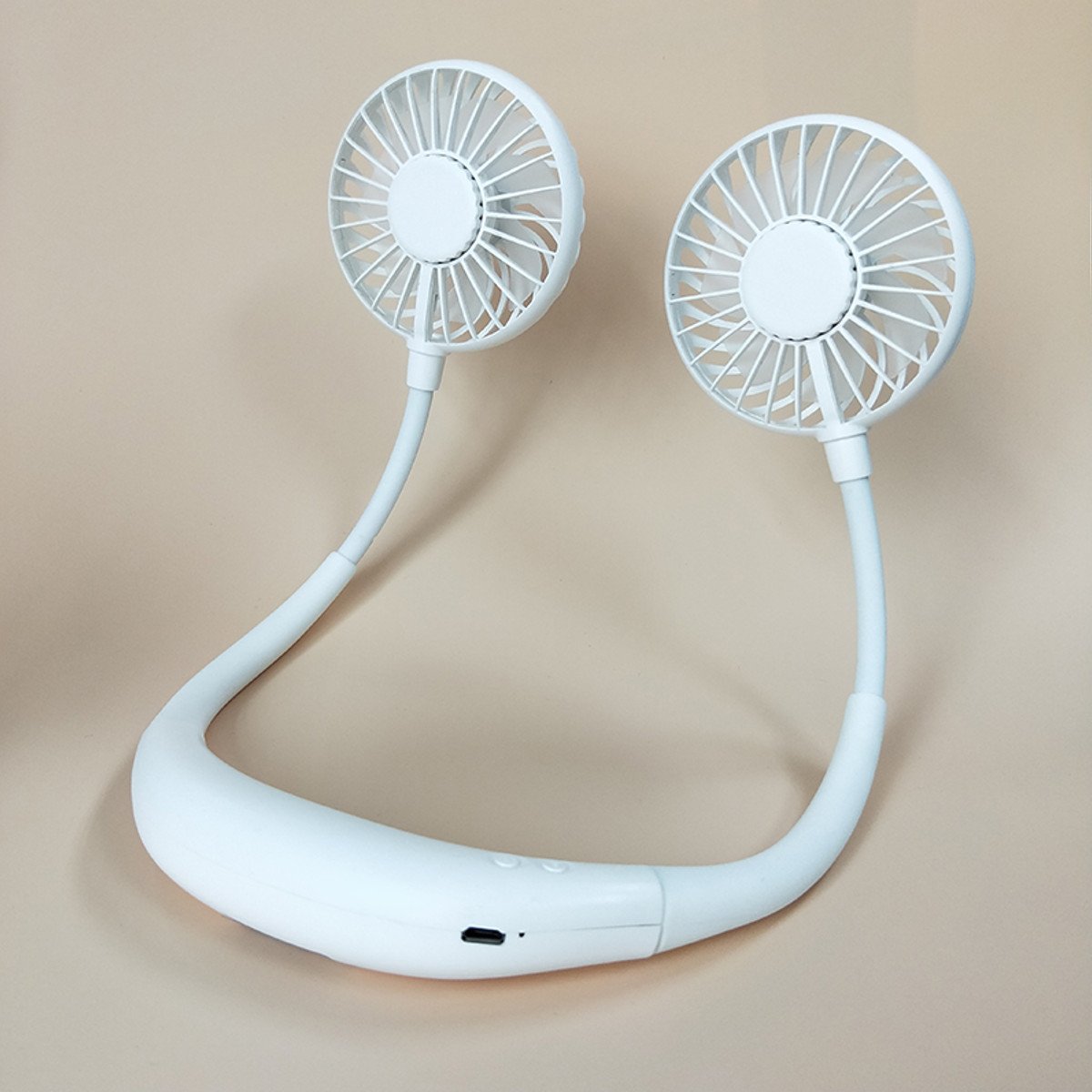 LED Personal Fan Hands-free Min Fan Aromatherapy Portable Li-ion Battery USB Rechargable Hanging Neck Sport Fan Mini Air Fan - Blue 9 LED Personal Fan Hands-free Min Fan Aromatherapy Portable Li-ion Battery USB Rechargable Hanging Neck Sport Fan Mini Air Fan - Blue - Image 9