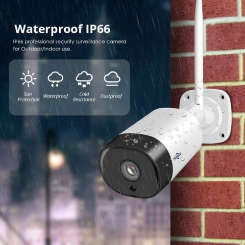 Hiseeu 8CH 1080P Wireless CCTV Security System 2MP IR Outdoor Audio Record IP Camera Waterproof Wifi NVR Kit Video Surveillance 4