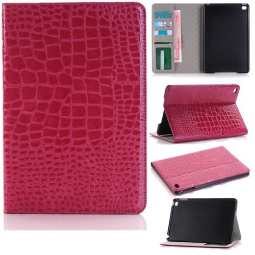 Crocodile Pattern PU Leather Flip Fold Card Slot Wallet Stand Tablet Case For iPad Pro 9.7 inch 2