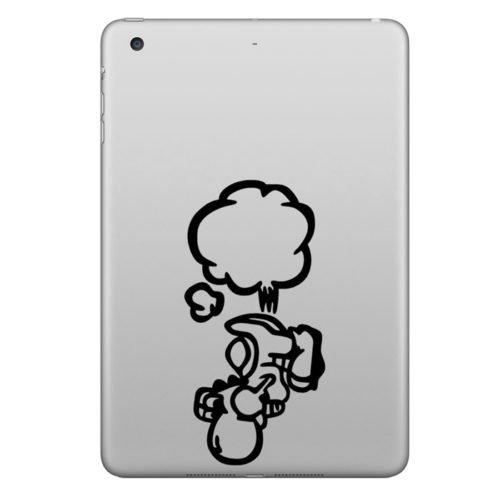 Hat Prince Farting Decorative Decal Removable Bubble Free Self-adhesive Sticker For iPad 7.9 Inch 1