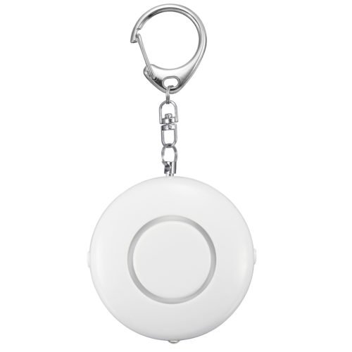 125dB Loud Portable Round Shape Bag Keychain Anti Theft Personal Security Alarm with Bright LED Light 5