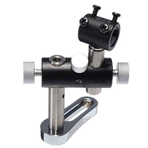MTOLASER 13.5mm-23.5mm Triaxial 360° Adjustable Laser Pointer Module Holder Mount Clamp Three Axis Bracket 3