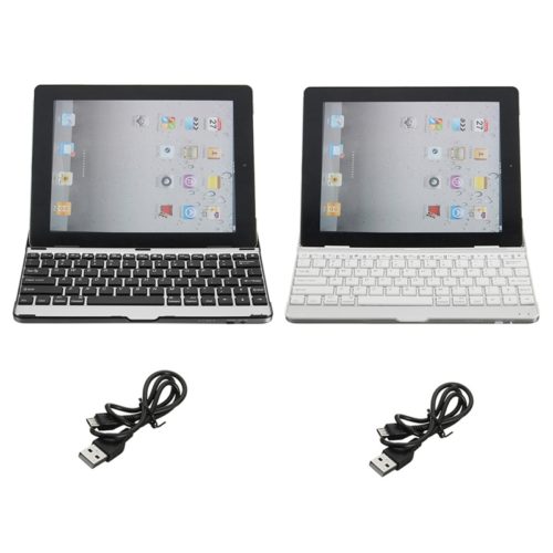 Ultra Thin Aluminum Alloy bluetooth 3.0 Stand Keyboard For iPad 2 3 4 3