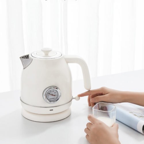 XIAOMI OCOOKER CS-SH01 1.7L / 1800W Retro Electric Kettle with [ Thermometer Display ] Stainless Steel Water Kettle 7