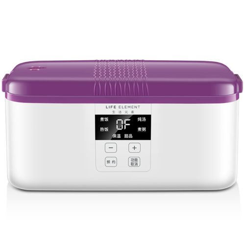LIFE ELEMENT F15 Smart Timing Electric 300W Double Ceramic Lunch Box Insulation Rice Lunchbox 1