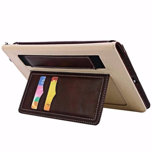 Multifunctional Card Slot Lanyard Leather Case For iPad Mini 4 3