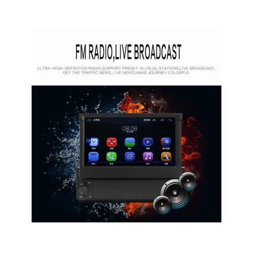 7 Inch HD Screen Android System GPS Navigation Integrated Machine Bluetooth MP5 Player Reversing Image Car Radio AU 7
