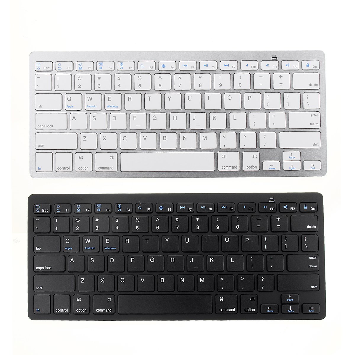 Wirelss bluetooth 3.0 Keyboard For iPhone iPad Macbook Samsung Tablet PC iOS Android Devices 2