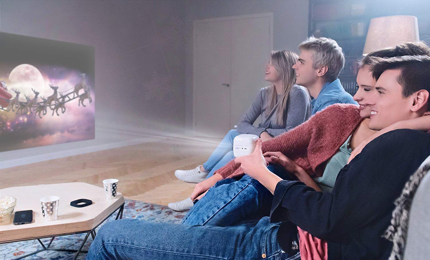 CINEMOOD 360 - Smart wi-fi Cube Projector with Streaming Services, 360° Videos, Games, Kids Entertainment. 120 inch Picture 9 CINEMOOD 360 - Smart wi-fi Cube Projector with Streaming Services, 360° Videos, Games, Kids Entertainment. 120 inch Picture - Image 9