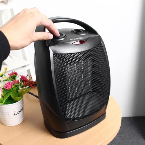 Portable Silent Heater Heating Fan Electric Room Office Thermostat Warm Machine 9