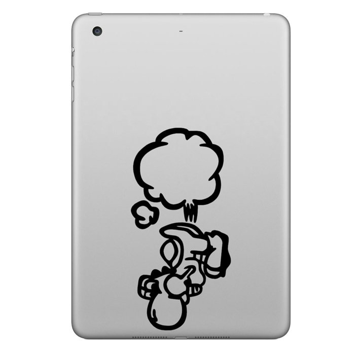 Hat Prince Farting Decorative Decal Removable Bubble Free Self-adhesive Sticker For iPad 9.7 Inch 2