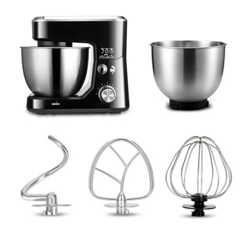 Automatic Mini Egg Beater Stand Mixer Multifunctional 4L Capacity 600W Power Motor Egg Blender 220V 50Hz Tilt Head W Bowl with handle Motor Over-Tempe 12