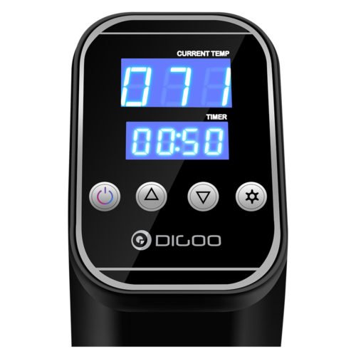 Digoo DG-SV10 Sous Vide Cooker Digital Accurate Temperature Control LED Touch Screen Screen Display Thermal Immersion Circulator Slow Cooker With Adju 4