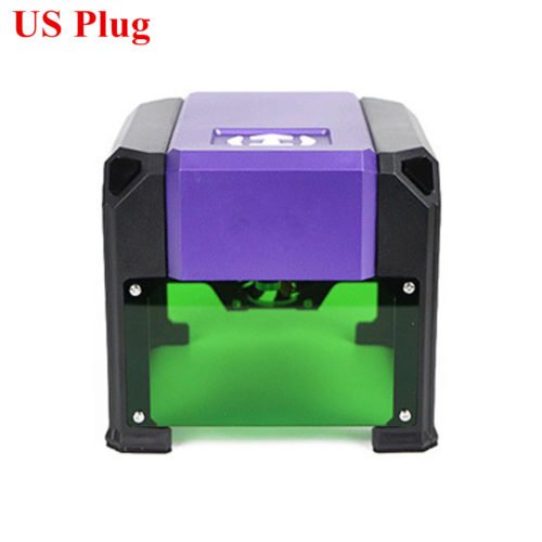 3000mW Purple DIY Laser Engraving Machine Desktop Logo Marking Engraver Mark Carver Printer 7