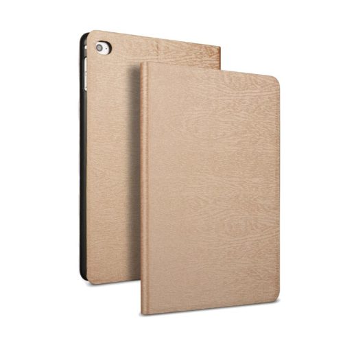 Wood Grain Pattern Smart Sleep Kickstand Case For iPad Mini 4 8