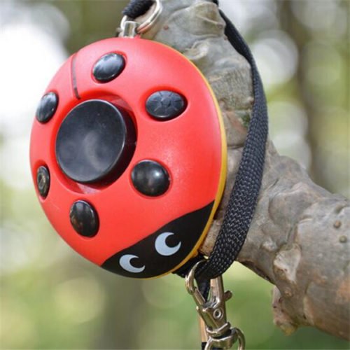 Beatles Portable Mini Speaker Defense Personal Alarm Key Chain With LED Flashlight For Women 2