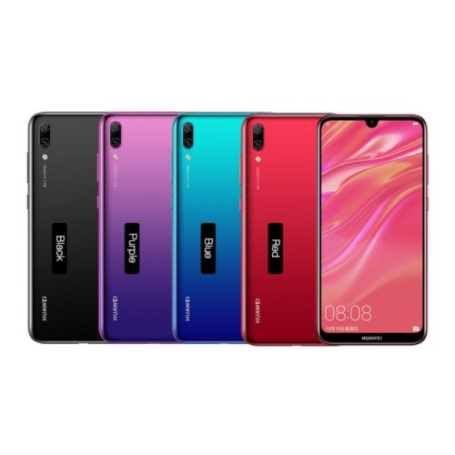 Global Rom Huawei Enjoy 9 Mobile Phone 6.26" 3+32GB Huawei Y7 Pro 2019 Smartphone 4000mAh Coral red 2