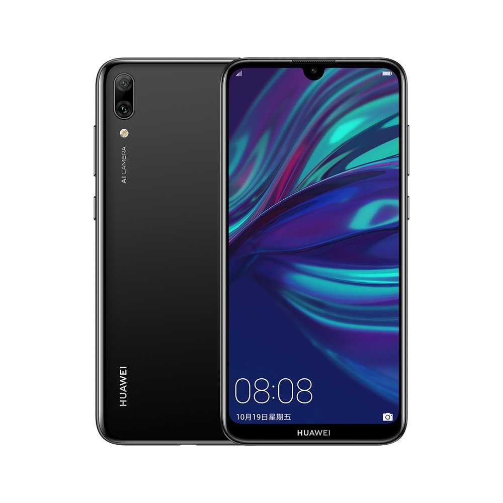 Global Rom Huawei Enjoy 9 Mobile Phone 6.26" 3+32GB Huawei Y7 Pro 2019 Smartphone 4000mAh Magic Night Black 1