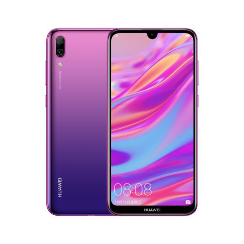 Global Rom Huawei Enjoy 9 Mobile Phone 6.26" 3+32GB Huawei Y7 Pro 2019 Smartphone 4000mAh Aurora violet 1