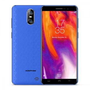 HOMTOM S12 MT6580 Quad Core Android 6.0 5.0-Inch 18:9 Screen 1GB RAM 8GB ROM Smartphone - Blue