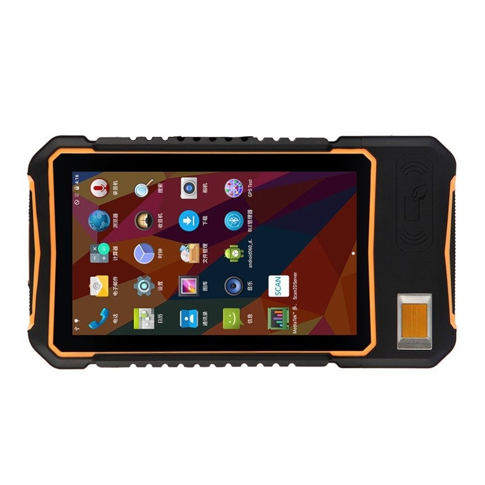 Waterproof 7" Touch Screen Mobile Rugged Tablet with Barcode Scanner RFID reader 2 Waterproof 7" Touch Screen Mobile Rugged Tablet with Barcode Scanner RFID reader - Image 2