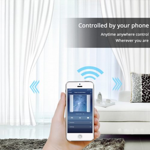 Wifi Smart Automatic Curtain Motor Track System 3