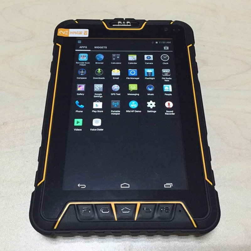 7" Rugged Android Tablet with 1D 2D Bar code Scanner Reader Handheld Industrial Computer PDA Scanner NFC RFID Tablet 2 7" Rugged Android Tablet with 1D 2D Bar code Scanner Reader Handheld Industrial Computer PDA Scanner NFC RFID Tablet - Image 2