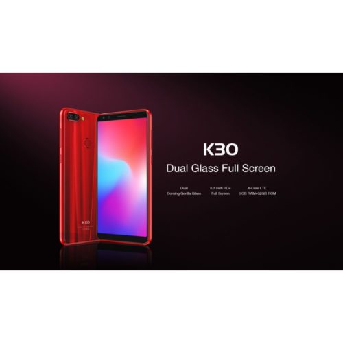 KXD K30 5.7 Inch 18:9 Full HD Screen Andriod 8.0 MTK6750 Octa Core 3GB RAM 32GB ROM Fingerprint 4G Mobile Phone - Red 9
