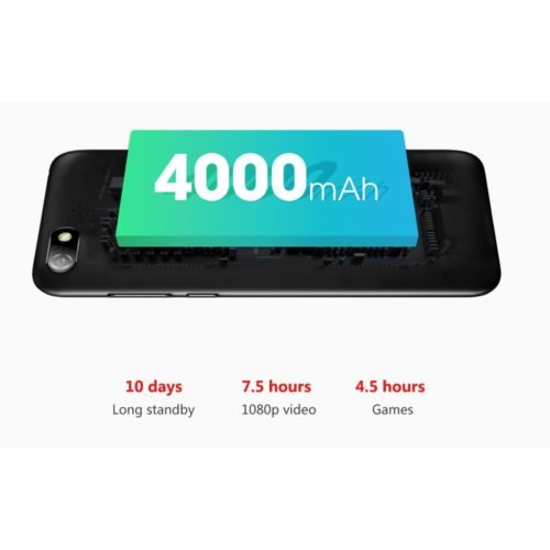 Lenovo A5 Smartphone - 3GB RAM 16GB ROM, 5.45 Inch Display, Android 8.1, 4000mAh Battery (Black) 6