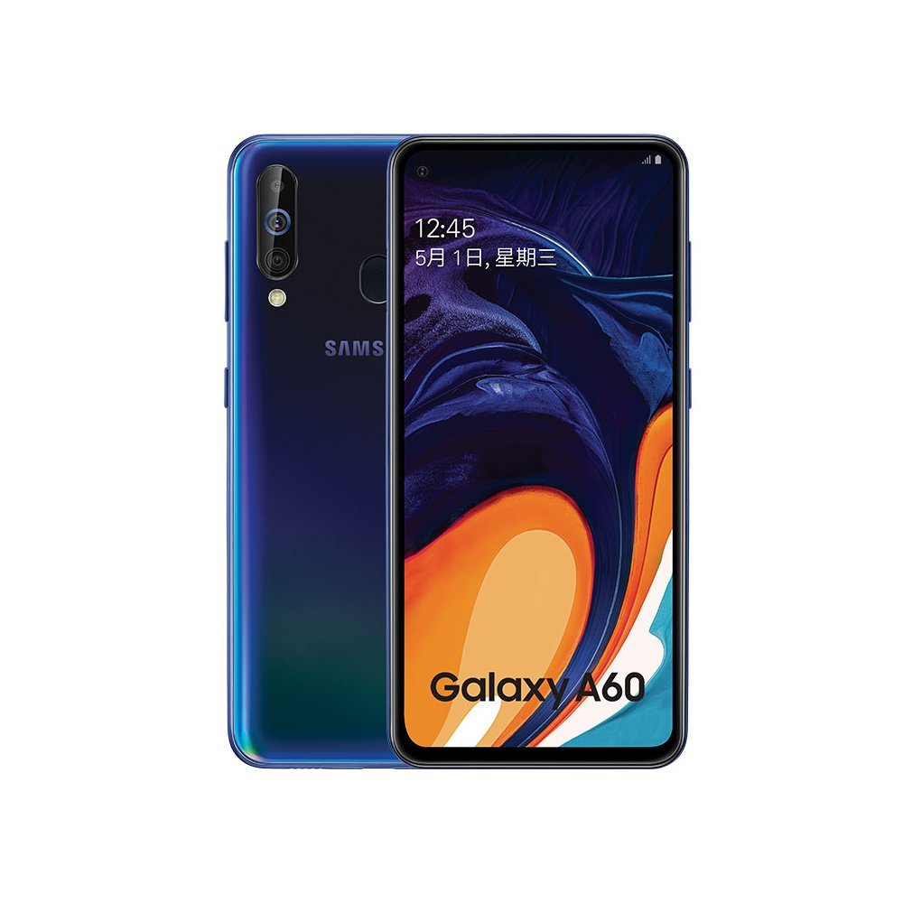 Samsung Galaxy A60 6+128GB 4G Android Smartphone 6.3 inch Full Scree 3500mAh 32MP Camer NFC Cellphones Tannin Black 1