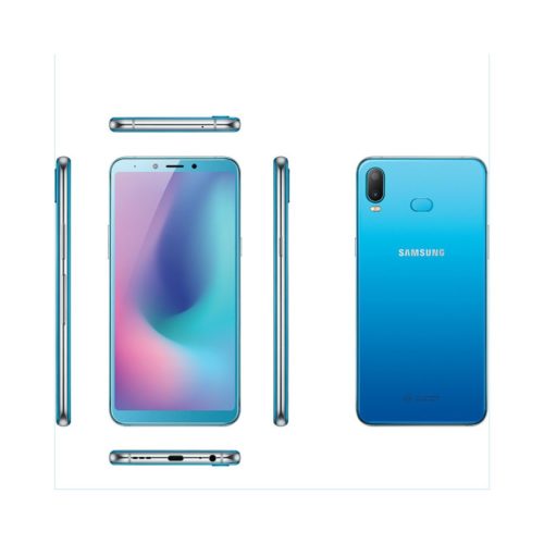 Samsung Galaxy A6s G6200 Smartphone 6.0" 6GB RAM 128GB ROM Mobile Phone 3300mAh Flower Blue 3