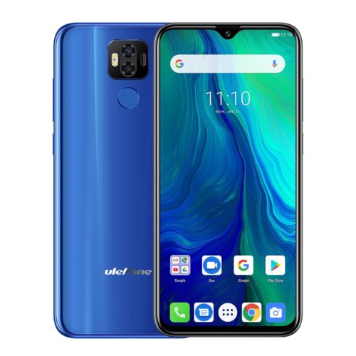 Ulefone Power 6 4G LTE Smartphone Android 9.0 6350mah 6.3" 4GB 64 GB Global Mobile Phones Black 6