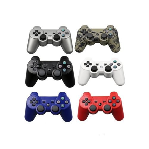 Wireless Bluetooth Game Controllers Game Gamepad for Sony PS3 Silver 2
