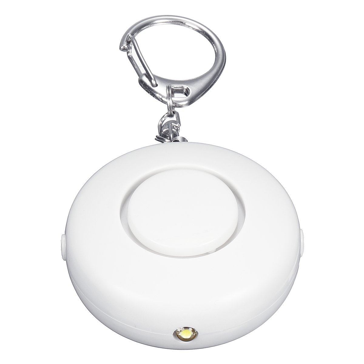 125dB Loud Portable Round Shape Bag Keychain Anti Theft Personal Security Alarm with Bright LED Light 4 125dB Loud Portable Round Shape Bag Keychain Anti Theft Personal Security Alarm with Bright LED Light - Image 4