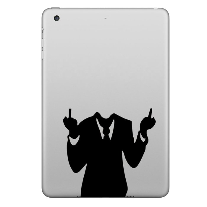 Hat Prince Men in Suits Decorative Decal Removable Bubble Free Self-adhesive Sticker For iPad 7.9 Inch 1