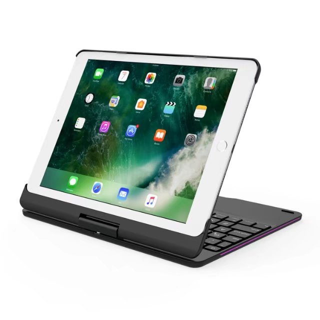 360º Rotating bluetooth 7 Colors Backlit Aluminum Keyboard For iPad 9.7 Inch 2018 / iPad 9.7 Inch 2017 / iPad Air / Air 2 / Pro 9.7 Inch 13 360º Rotating bluetooth 7 Colors Backlit Aluminum Keyboard For iPad 9.7 Inch 2018 / iPad 9.7 Inch 2017 / iPad Air / Air 2 / Pro 9.7 Inch - Image 13