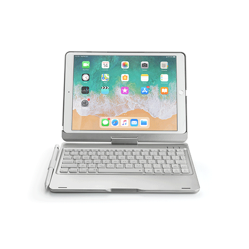 360º Rotation bluetooth Wireless Tablet Keyboard Protective Case With Pencil Holder For iPad Pro 10.5 Inch 2017/iPad Air 10.5 Inch 2019 1