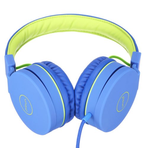 Portable Foldable Kids Childs Headphone Soft 3.5mm Wired Stereo Music Headset with Mic 4