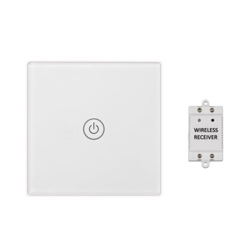 1/2/3 Gang Touch Control Outlet Wireless Light Switch with 3PCS Receivers Kit for Household Appliances Unlimited Connections Control Module Switch Pan 4