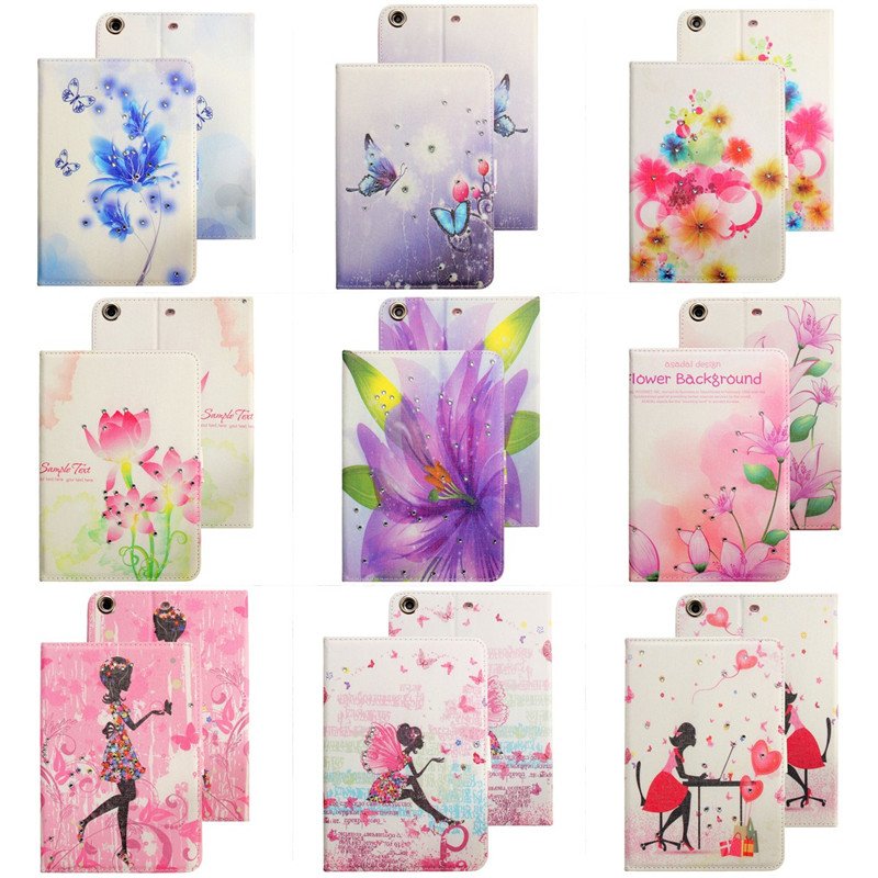 For Apple iPad Mini Magnetic PU Leather Stand Holder Smart Case Back Cover 2