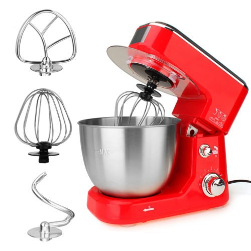 Automatic Mini Egg Beater Stand Mixer Multifunctional 4L Capacity 600W Power Motor Egg Blender 220V 50Hz Tilt Head W Bowl with handle Motor Over-Tempe 4