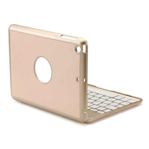 7 Colors Backlit Aluminum bluetooth Keyboard Kickstand Case For iPad Mini 2/iPad Mini 3 3