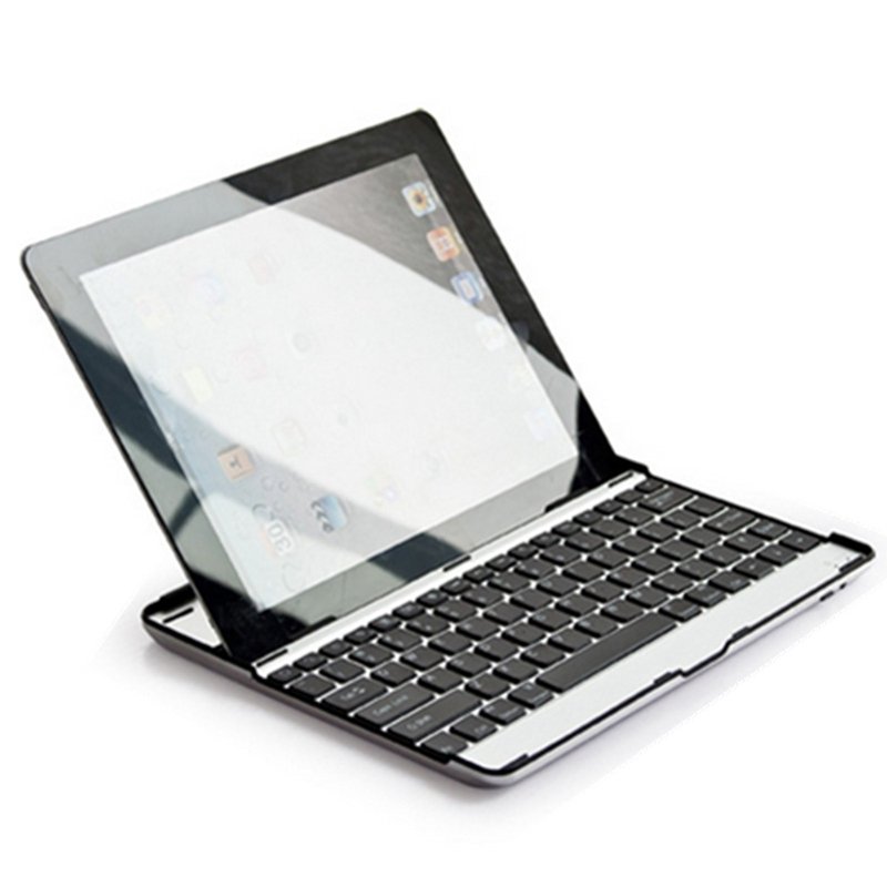 Ultra Thin Aluminum Alloy bluetooth 3.0 Stand Keyboard For iPad 2 3 4 1