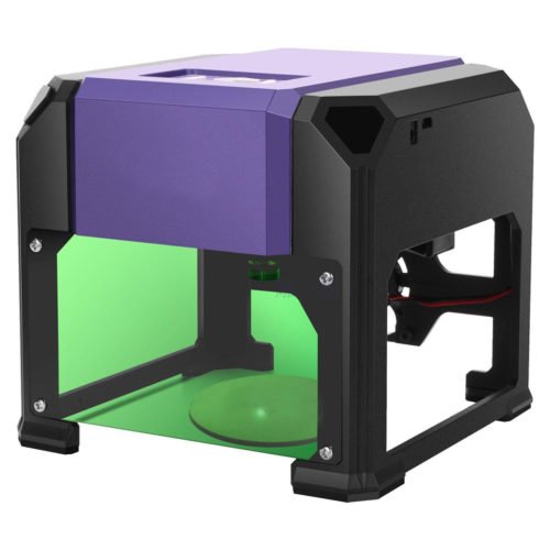3000mW Purple DIY Laser Engraving Machine Desktop Logo Marking Engraver Mark Carver Printer 3