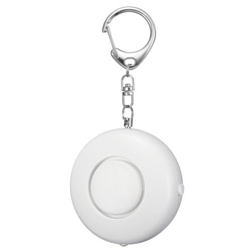 125dB Loud Portable Round Shape Bag Keychain Anti Theft Personal Security Alarm with Bright LED Light 8