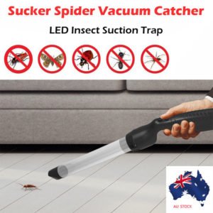 Little Sucker Spider Vacuum LED Insect Suction Trap Catcher Fly Bugs Buster