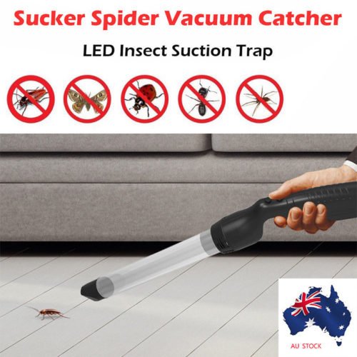 Little Sucker Spider Vacuum LED Insect Suction Trap Catcher Fly Bugs Buster 1