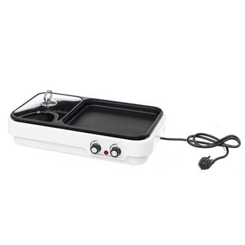 Electric Baking Pan Barbecue Hot Pot Non Stick BBQ Grill Oven Kitchen Cookware 4