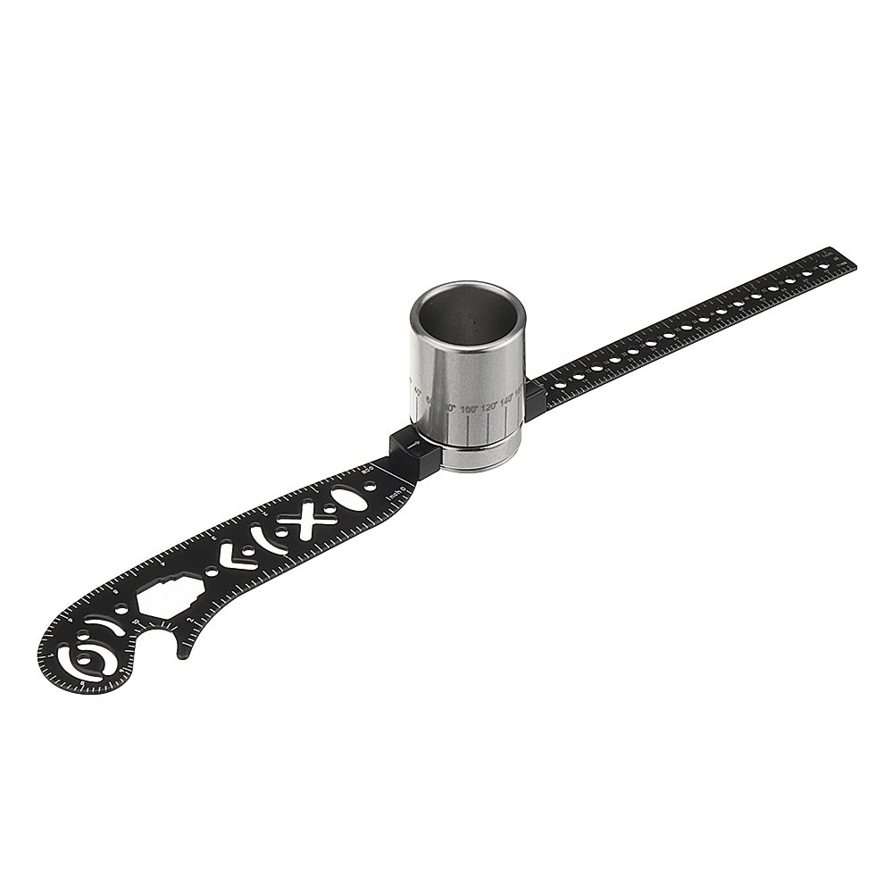 Multi Functional Drawing | Curved Metallic Ruler | Mini Compass Protractor 6 Multi Functional Drawing | Curved Metallic Ruler | Mini Compass Protractor - Image 6